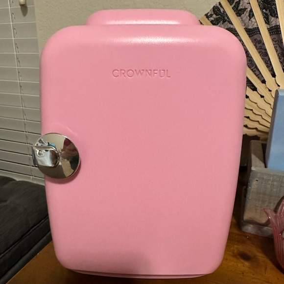 Pink and Blue Mini Fridge - Picture 2 of 4
